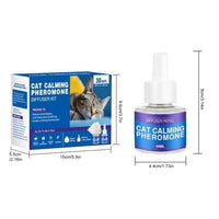Cat Pheromones Calming Diffuser Refill Reduce Fighting Diffuser Plug In 60-Day Pets Calming Pheromone Relieve Stress Refill — image 8 of 8