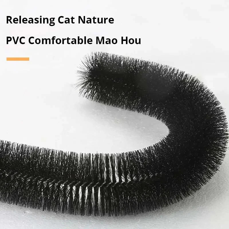 Cat Toy Arch Self Groome Pamper Feline with A Massage Grooming Rubbing Brush with Scratching Pad Toy for Cats Interactive Toys — image 3 of 7